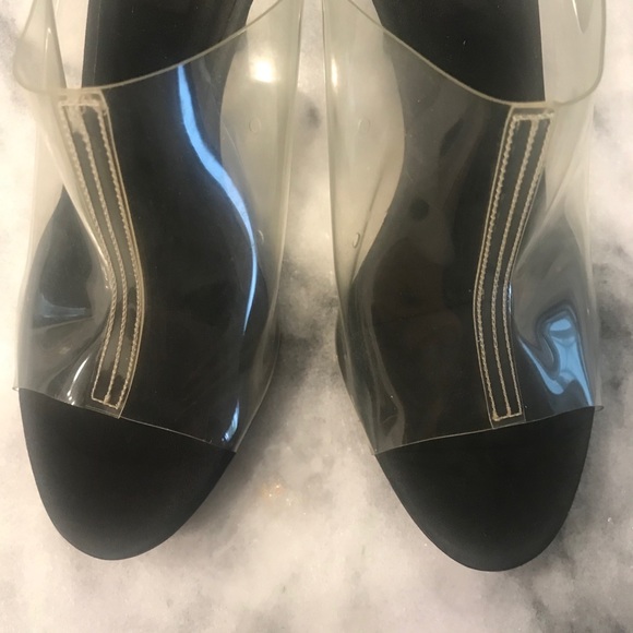 Yeezy Season 8 Clear Front Panel Mules 